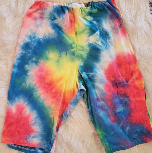 TIE DYE BIKER SHORTS SET - Picture 4 of 6
